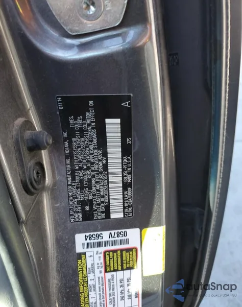2014 Toyota Sienna Xle from USA, damaged, VIN 5TDDK3DC5ES079512